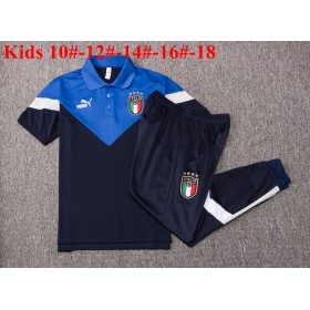 Italien 2020/21 Kinder Trainings Poloshirt M001